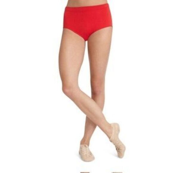 Capezio Women's Team Basic Brief Red Size Small - Picture 1 of 3